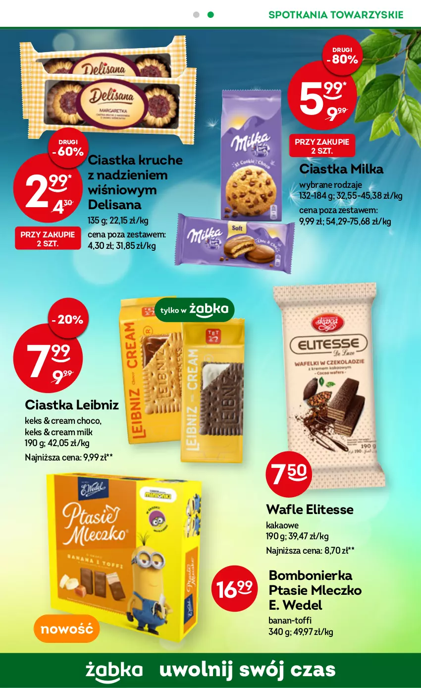 Gazetka promocyjna Żabka - ważna 29.03 do 11.04.2023 - strona 29 - produkty: Ciastka, E. Wedel, Isana, Kakao, Milka, Mleczko, Ptasie mleczko, Wafle