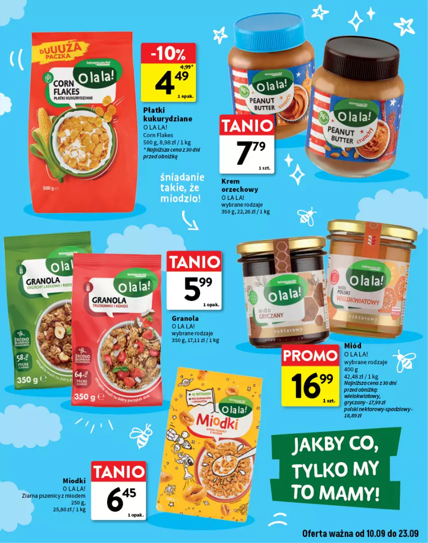 Gazetka promocyjna Intermarche - Gazetka Intermarche - ważna 10.09 do 23.09.2026 - strona 3 - produkty: Corn flakes, Gry, Krem orzechowy, Nektar
