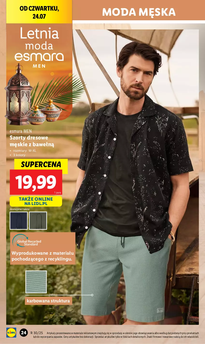 Gazetka promocyjna Lidl - GAZETKA - ważna 21.07 do 26.07.2025 - strona 28 - produkty: Dres, Moda, Szorty
