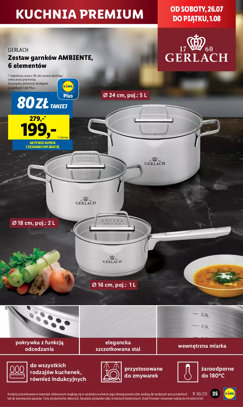 Gazetka promocyjna Lidl - GAZETKA - ważna 21.07 do 26.07.2025 - strona 39 - produkty: Kuchnia, Miarka, Por