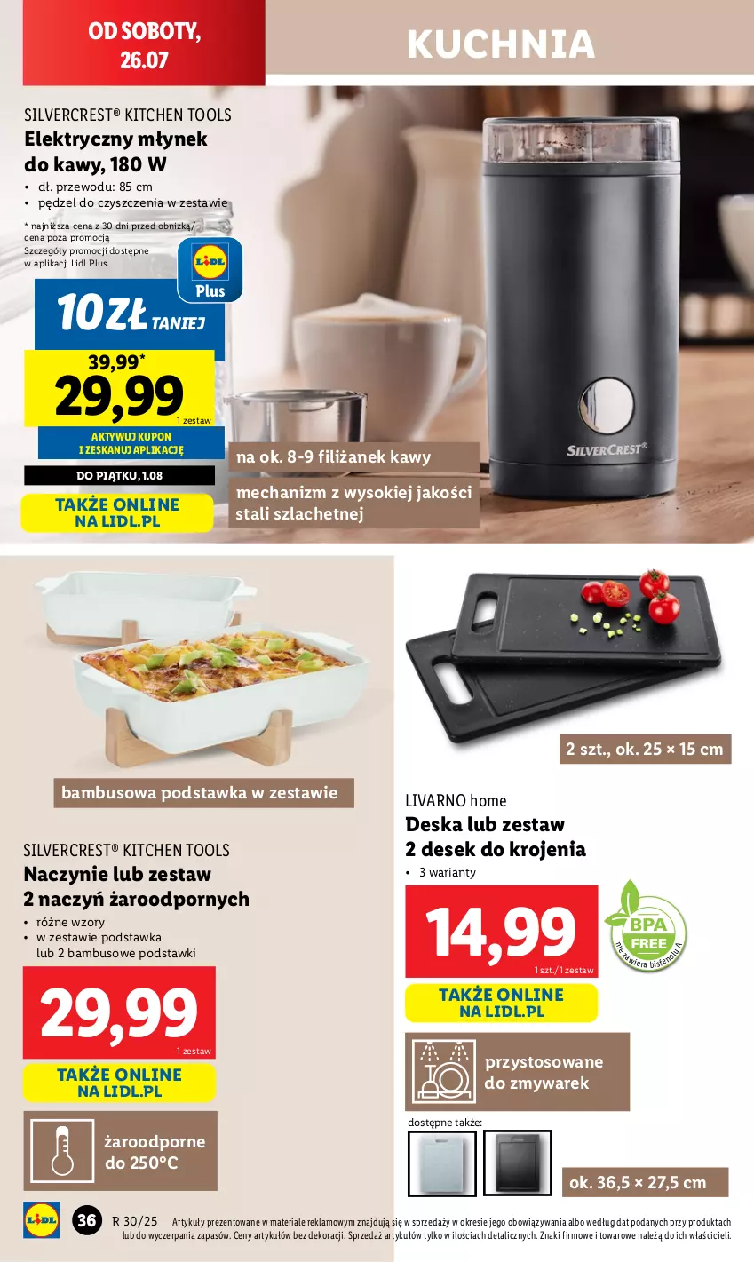 Gazetka promocyjna Lidl - GAZETKA - ważna 21.07 do 26.07.2025 - strona 40 - produkty: Ivar, Kuchnia, Młynek, Młynek do kawy, Por, Silvercrest, Sok
