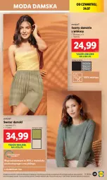 Gazetka promocyjna Lidl - GAZETKA - Gazetka - ważna od 26.07 do 26.07.2025 - strona 33 - produkty: Sweter, Szorty, Moda