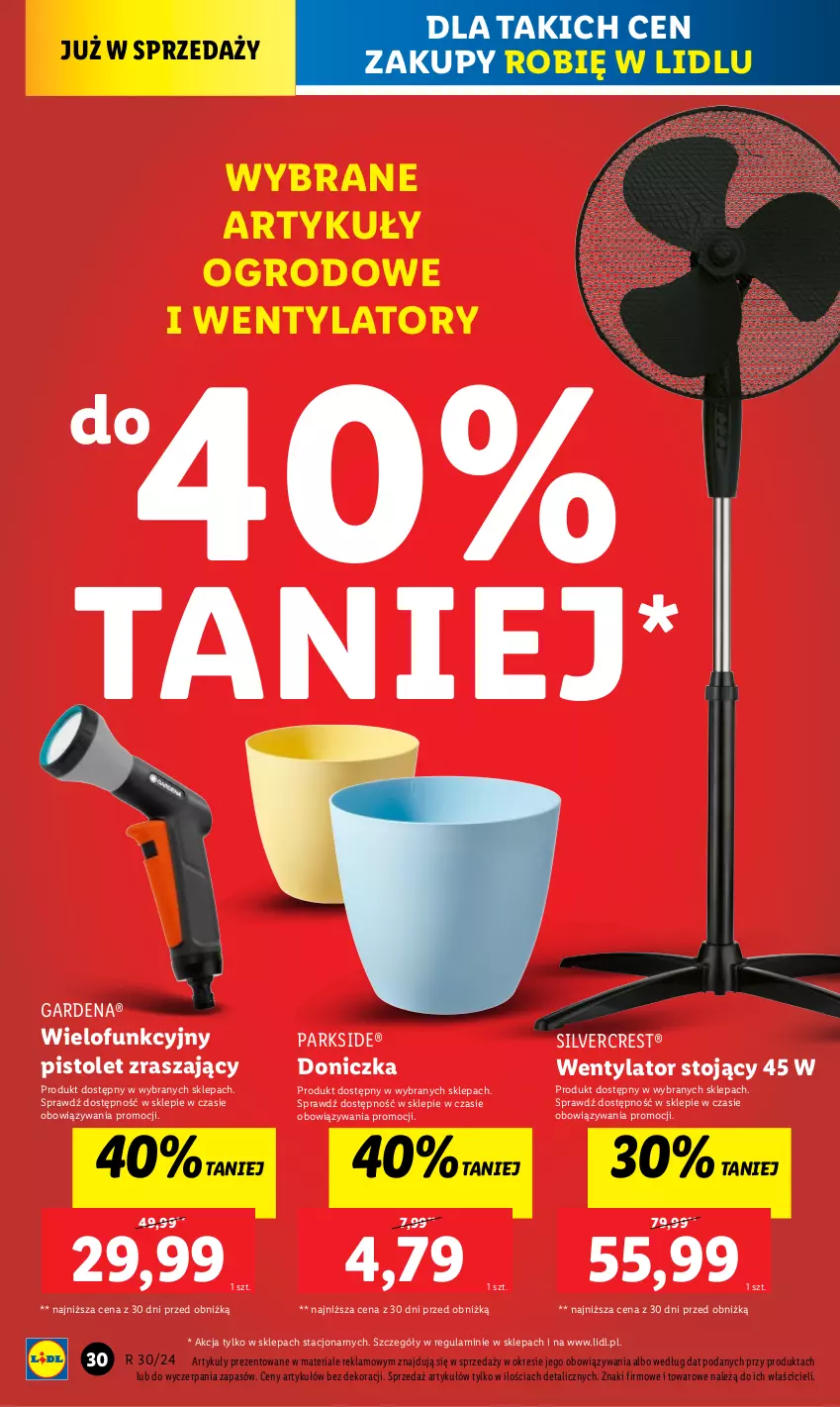 Gazetka promocyjna Lidl - GAZETKA - ważna 22.07 do 27.07.2024 - strona 36 - produkty: Parkside, Pistolet, Silvercrest