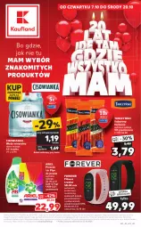 Gazetka promocyjna Kaufland - 20 lat Kauflandu - Gazetka - ważna od 20.10 do 20.10.2021 - strona 1 - produkty: Płyn do prania, Tarczyński, Krokomierz, Monitor, Woda mineralna, Kabanos, Ariel, Woda, Cisowianka