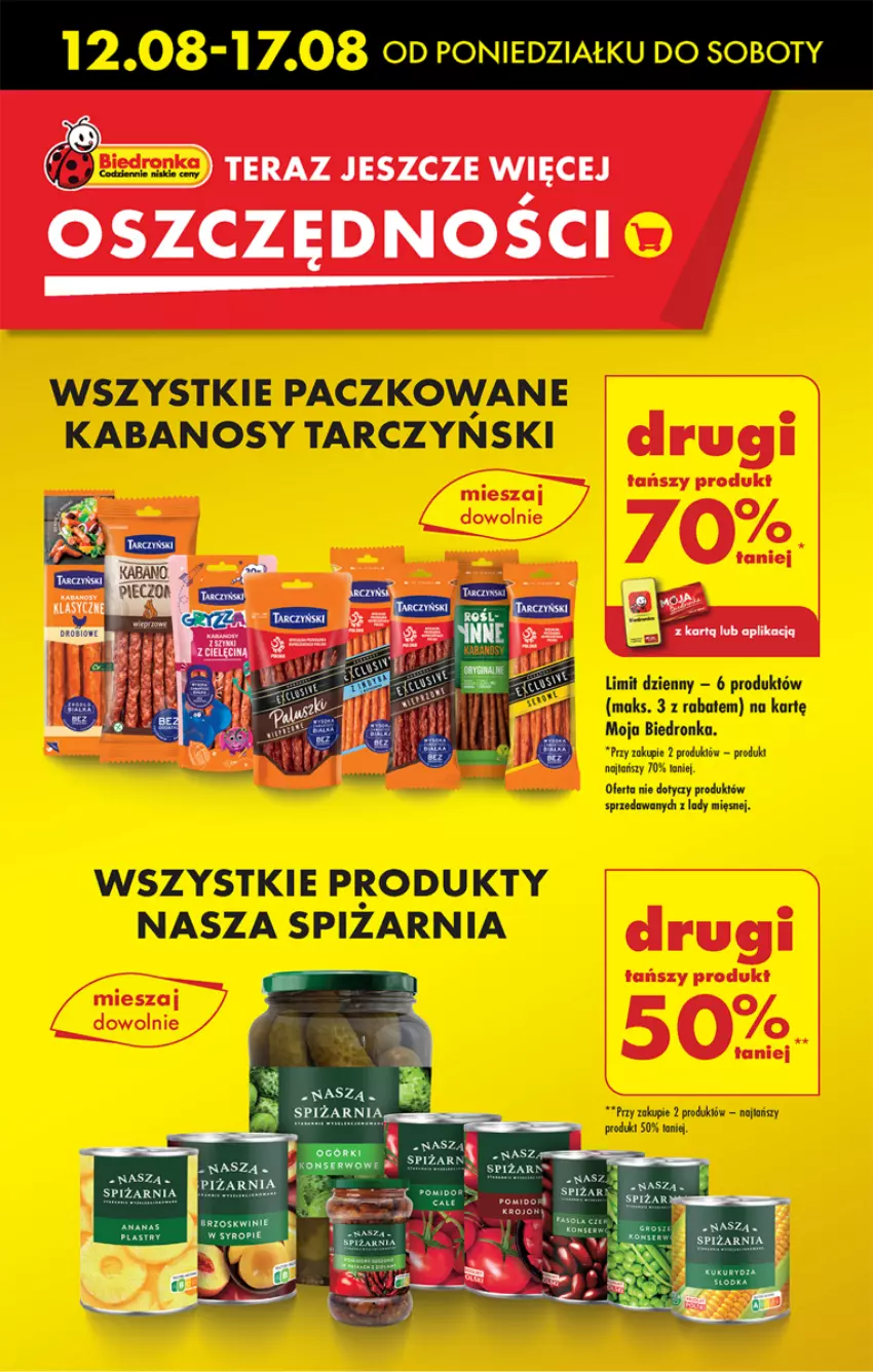 Gazetka promocyjna Biedronka - Od poniedzialku - ważna 12.08 do 17.08.2024 - strona 5 - produkty: Dron, Kabanos, Tera