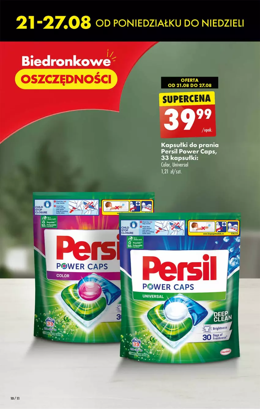 Gazetka promocyjna Biedronka - Od poniedzialku - ważna 21.08 do 26.08.2023 - strona 10 - produkty: Dron, Kapsułki do prania