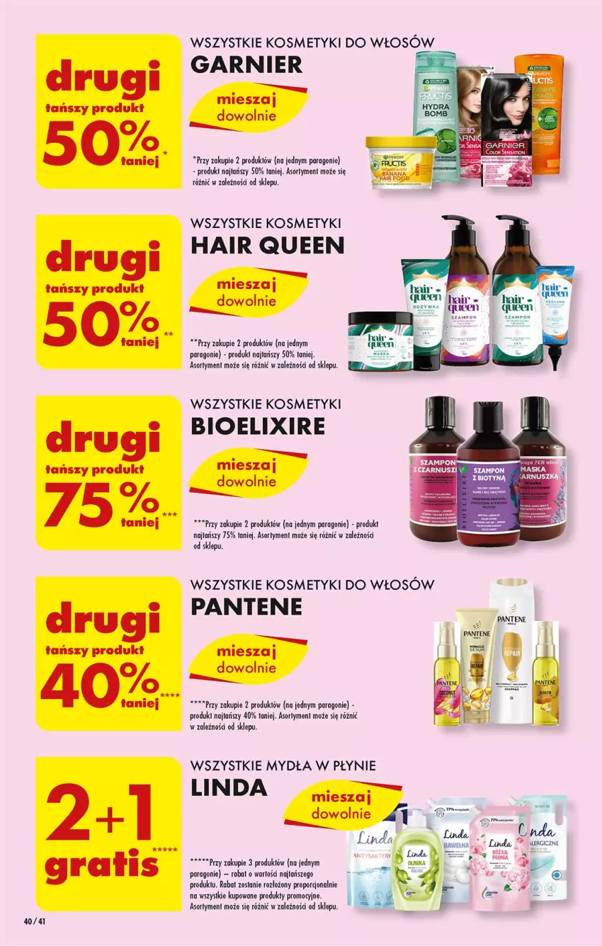 Gazetka promocyjna Biedronka - Od poniedzialku - ważna 21.08 do 26.08.2023 - strona 40 - produkty: Ba!, Garnier, Pantene, Por, Szampon