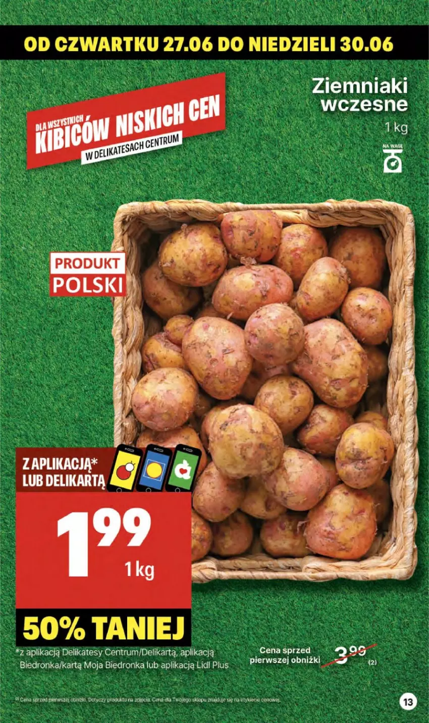 Gazetka promocyjna Delikatesy Centrum - NOWA GAZETKA Delikatesy Centrum od 27 czerwca! 27.06-3.07.2024 - ważna 27.06 do 03.07.2024 - strona 13 - produkty: Dron, Fa, Rum, Ziemniaki