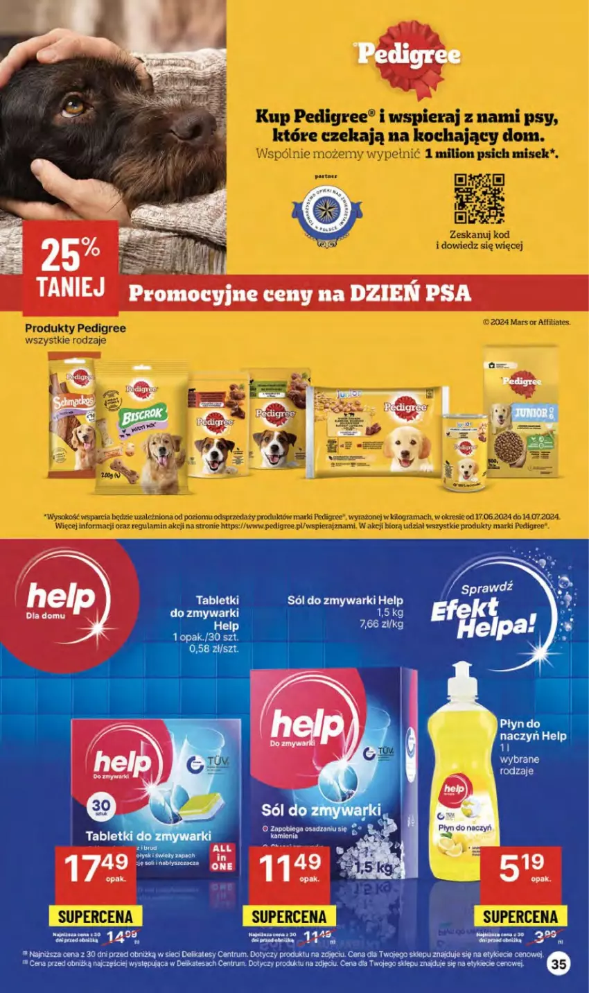 Gazetka promocyjna Delikatesy Centrum - NOWA GAZETKA Delikatesy Centrum od 27 czerwca! 27.06-3.07.2024 - ważna 27.06 do 03.07.2024 - strona 35 - produkty: Gra, Koc, Lion, Mars, Pedigree, Rama, Rum, Sok, Sól, Tablet, Tabletki do zmywarki, Zmywarki