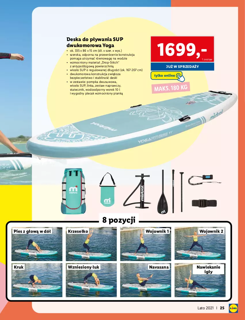 Gazetka promocyjna Lidl - KATALOG SKLEPU ONLINE - ważna 07.06 do 11.07.2021 - strona 25 - produkty: Inka, Piec, Plecak, Pompka, Por