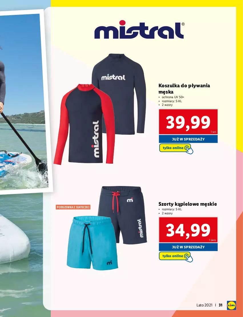 Gazetka promocyjna Lidl - KATALOG SKLEPU ONLINE - ważna 07.06 do 11.07.2021 - strona 31 - produkty: Kosz, Koszulka, Szorty