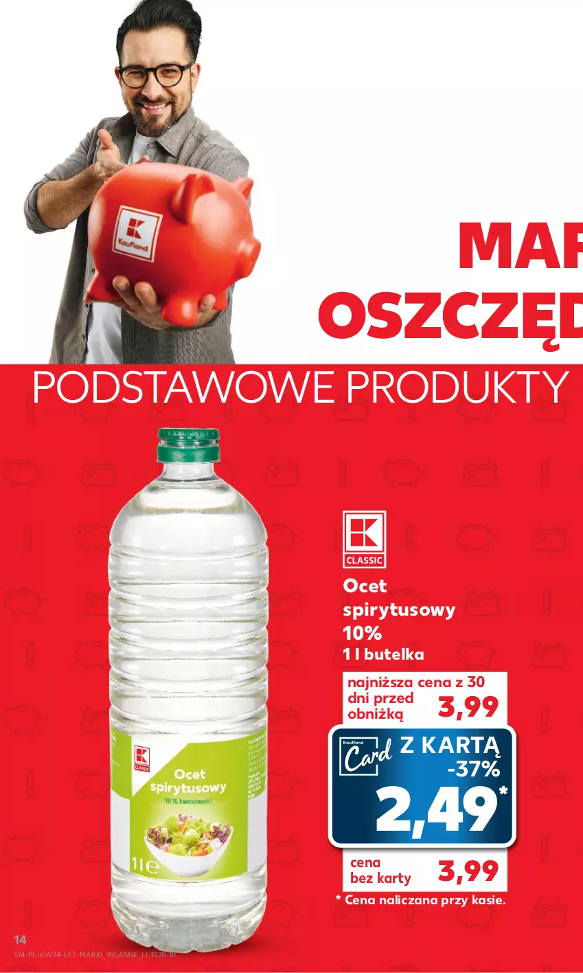 Gazetka promocyjna Kaufland - Gazetka tygodnia - ważna 24.08 do 30.08.2023 - strona 14 - produkty: Ocet