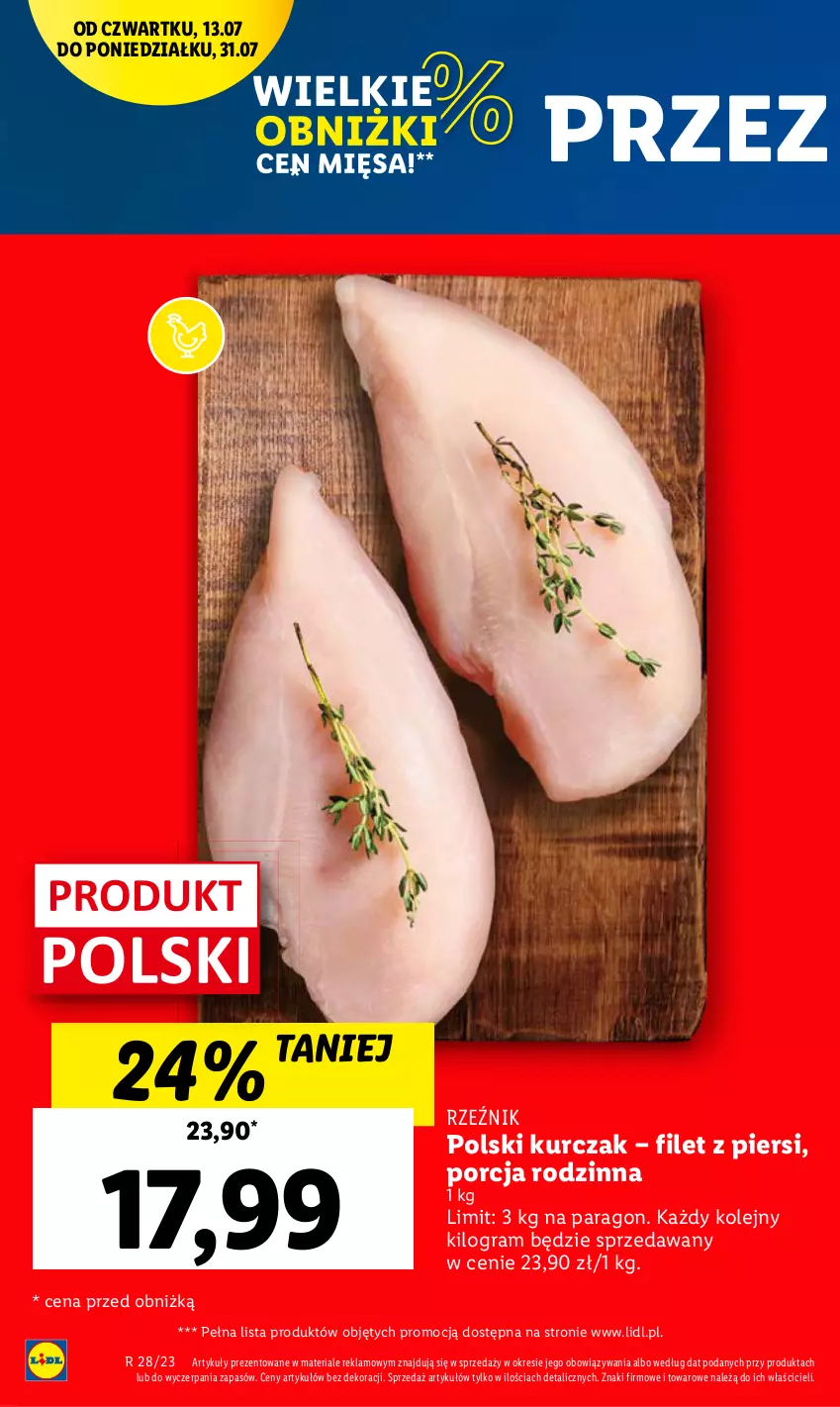 Gazetka promocyjna Lidl - GAZETKA - ważna 13.07 do 15.07.2023 - strona 10 - produkty: Gra, Kurczak, Olej, Por