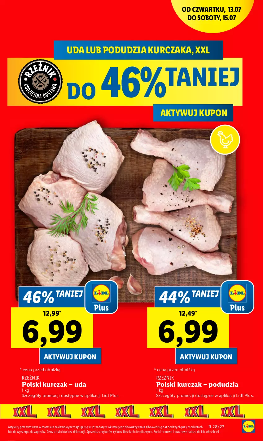 Gazetka promocyjna Lidl - GAZETKA - ważna 13.07 do 15.07.2023 - strona 5 - produkty: Kurczak