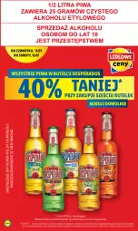 Gazetka promocyjna Lidl - GAZETKA - Gazetka - ważna od 15.07 do 15.07.2023 - strona 14 - produkty: Piwa, Anew, Desperados, Olej, HP