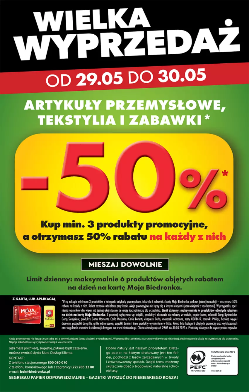 Gazetka promocyjna Biedronka - ważna 29.05 do 03.06.2023 - strona 48 - produkty: Dron, Fa, Gra, Kosz, Napoje, Papier, Telefon