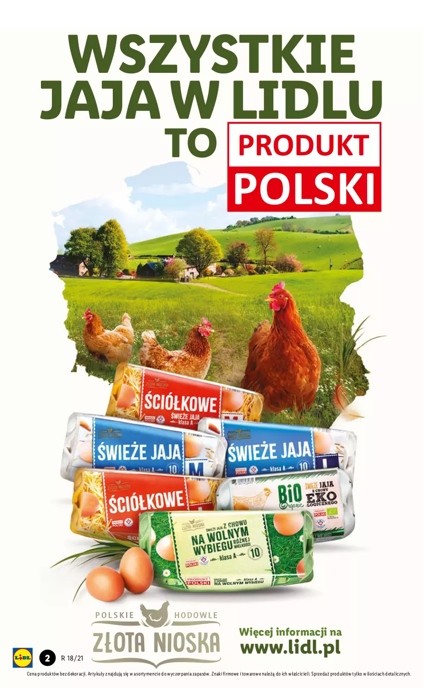 Gazetka promocyjna Lidl - GAZETKA - ważna 04.05 do 05.05.2021 - strona 2 - produkty: Jaja