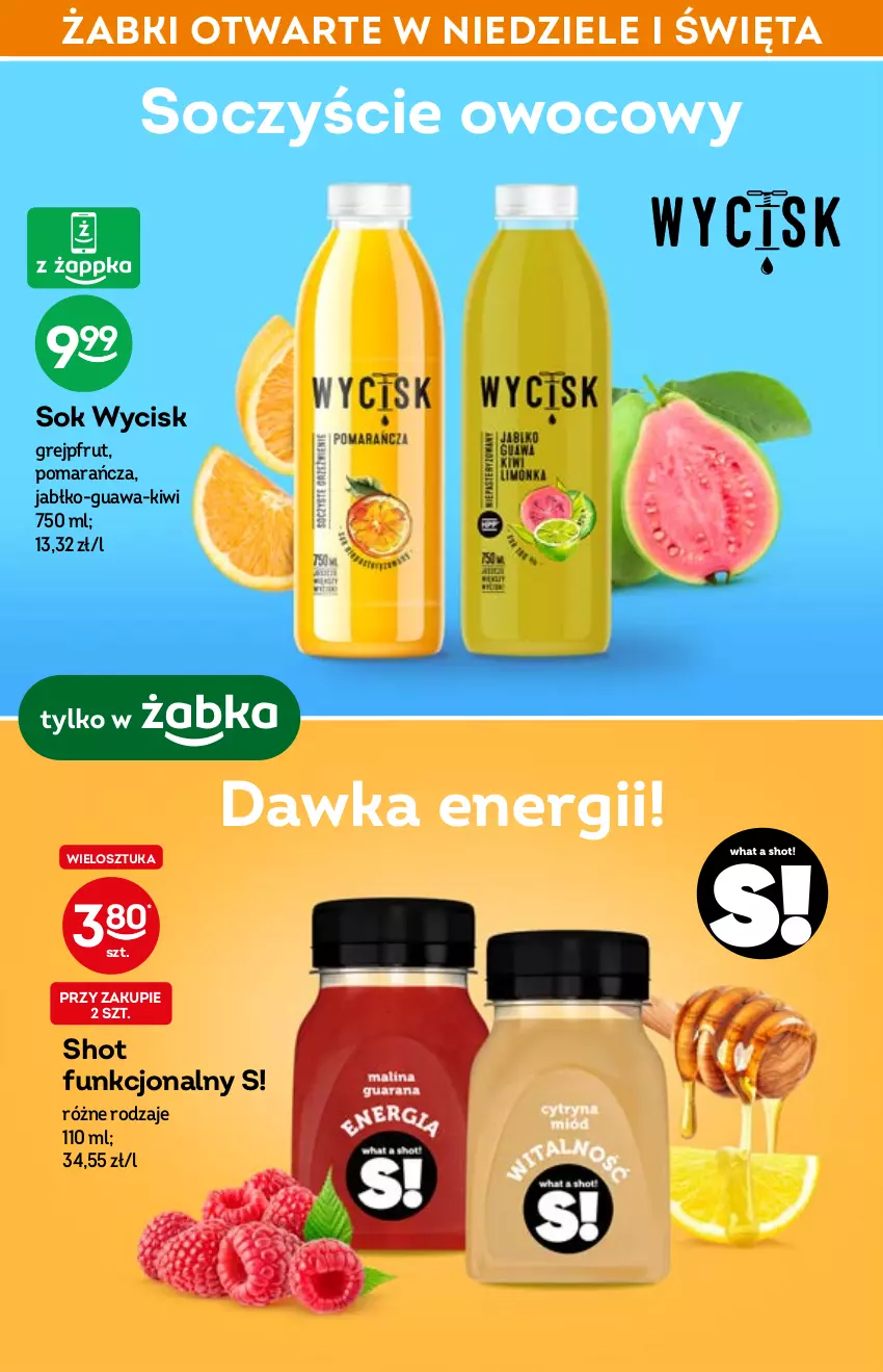 Gazetka promocyjna Żabka - ważna 27.04 do 03.05.2022 - strona 39 - produkty: Grejpfrut, Kiwi, Sok