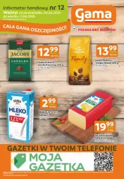 Gazetka promocyjna Gama - Gazetka Gama - Gazetka - ważna od 11.06 do 11.06.2024 - strona 12 - produkty: Tchibo, Ser, Gra, Telefon, Kawa mielona, Kawa, Tchibo Family, Gouda, Jacobs, Mleko, Fa