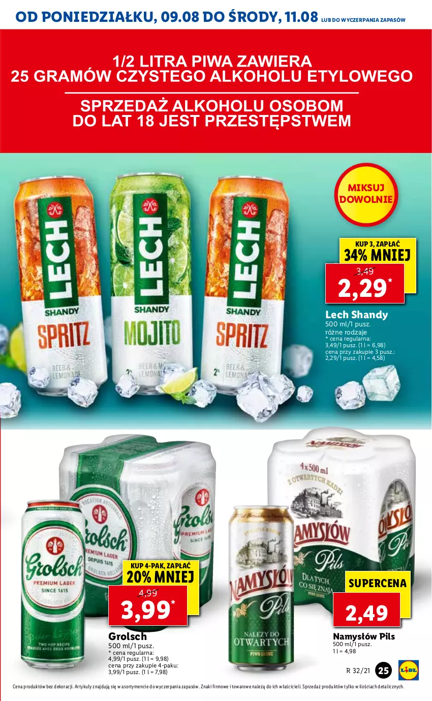 Gazetka promocyjna Lidl - GAZETKA - ważna 09.08 do 11.08.2021 - strona 25 - produkty: Namysłów