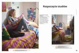 Gazetka promocyjna Ikea - IKEA gazetka od 27.07.2023 do 31.08.2023 - Gazetka - ważna od 31.08 do 31.08.2023 - strona 19 - produkty: Krzesło obrotowe, Pościel, Stołek, Biurko, Krzesło, Komplet pościeli, Lampa biurkowa, Poduszka, Lampa, Dywan