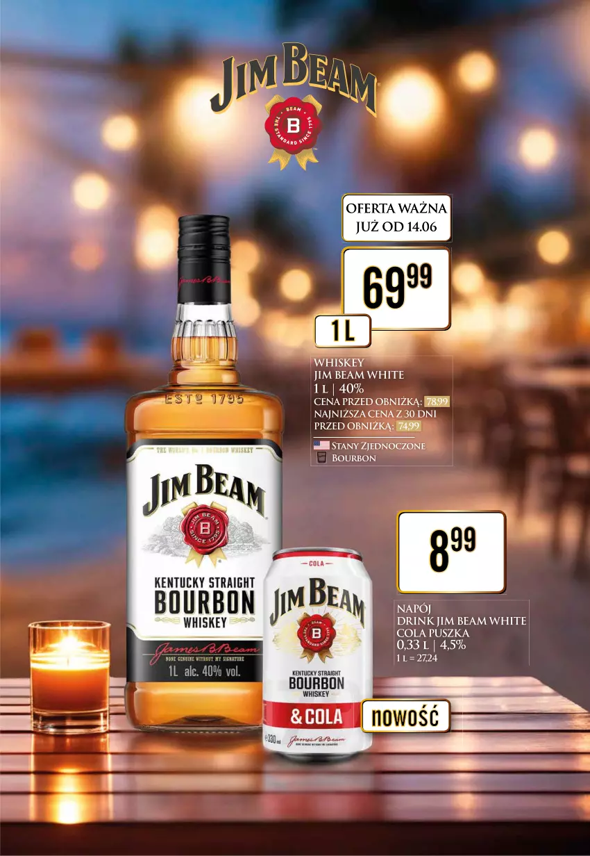 Gazetka promocyjna Dino - Katalog alkoholowy / czerwiec 2024 - ważna 17.06 do 22.06.2024 - strona 11 - produkty: Bourbon, Jim Beam, Napój, Whiskey