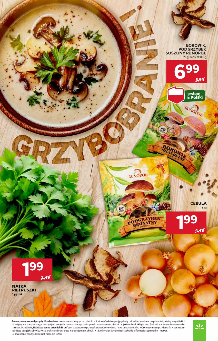 Gazetka promocyjna Stokrotka - Supermarket - ważna 11.09 do 17.09.2025 - strona 10 - produkty: Cebula, Mięso, Natka pietruszki, Owoce, Warzywa