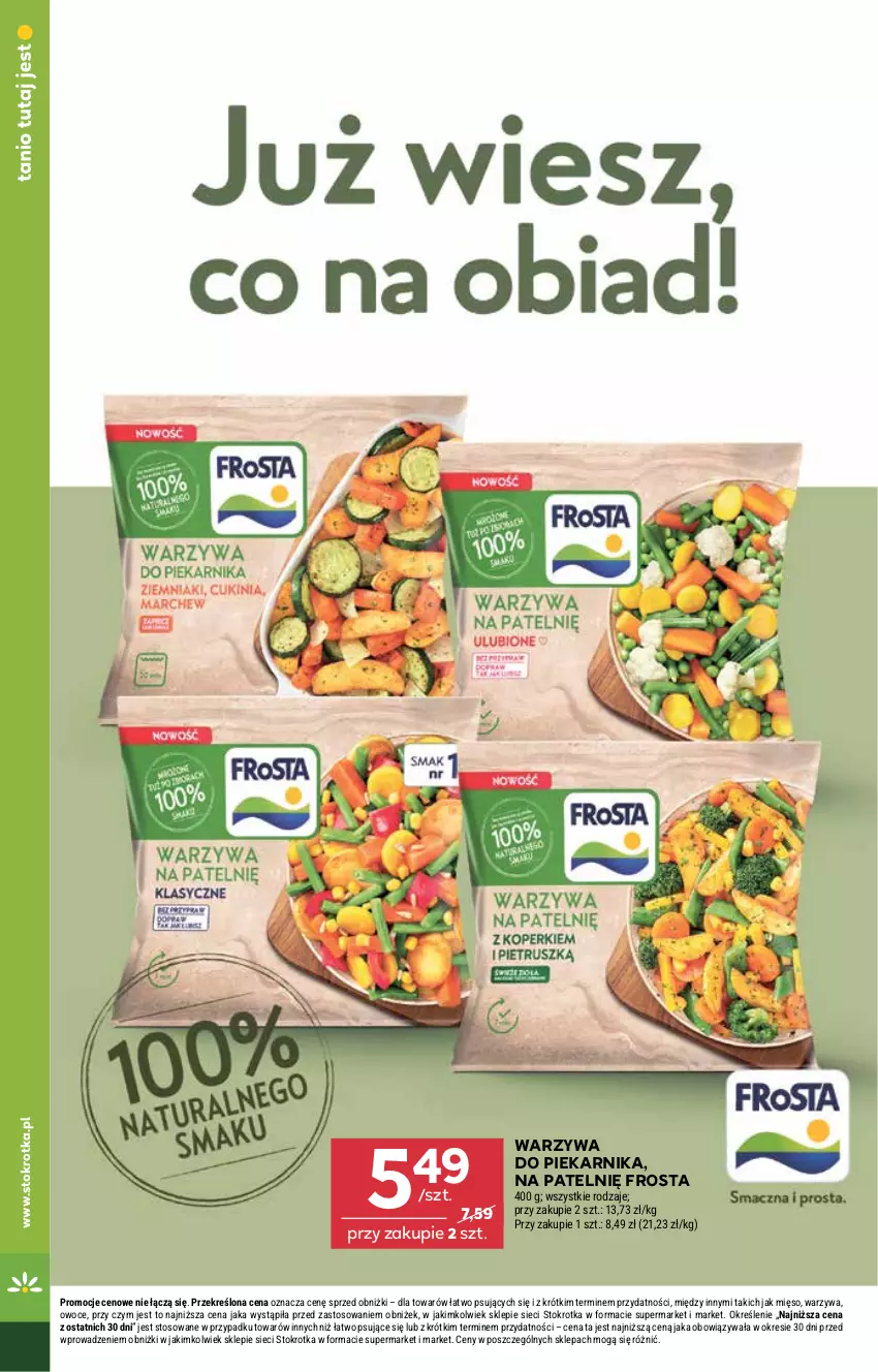 Gazetka promocyjna Stokrotka - Supermarket - ważna 11.09 do 17.09.2025 - strona 30 - produkty: Frosta, Mięso, Owoce, Piekarnik, Warzywa