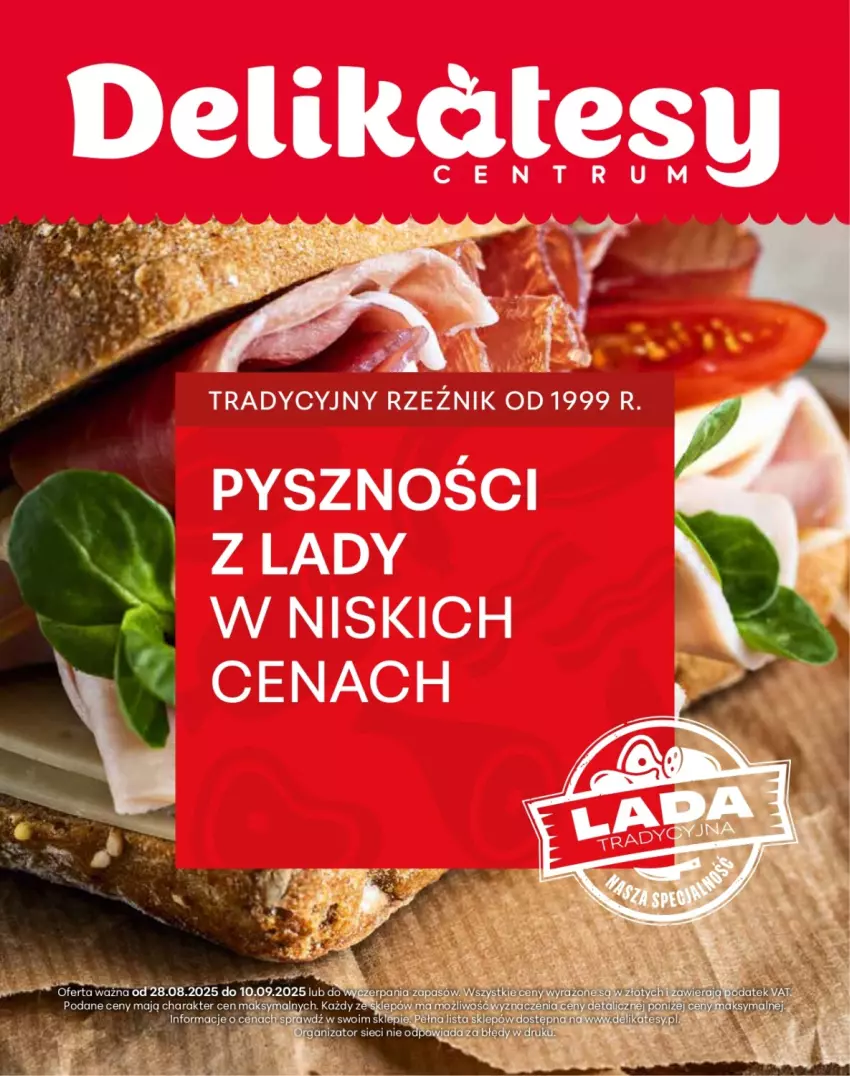 Gazetka promocyjna Delikatesy Centrum - Katalog LADA DC35-DC36-DC37 - ważna 28.08 do 10.09.2025 - strona 1