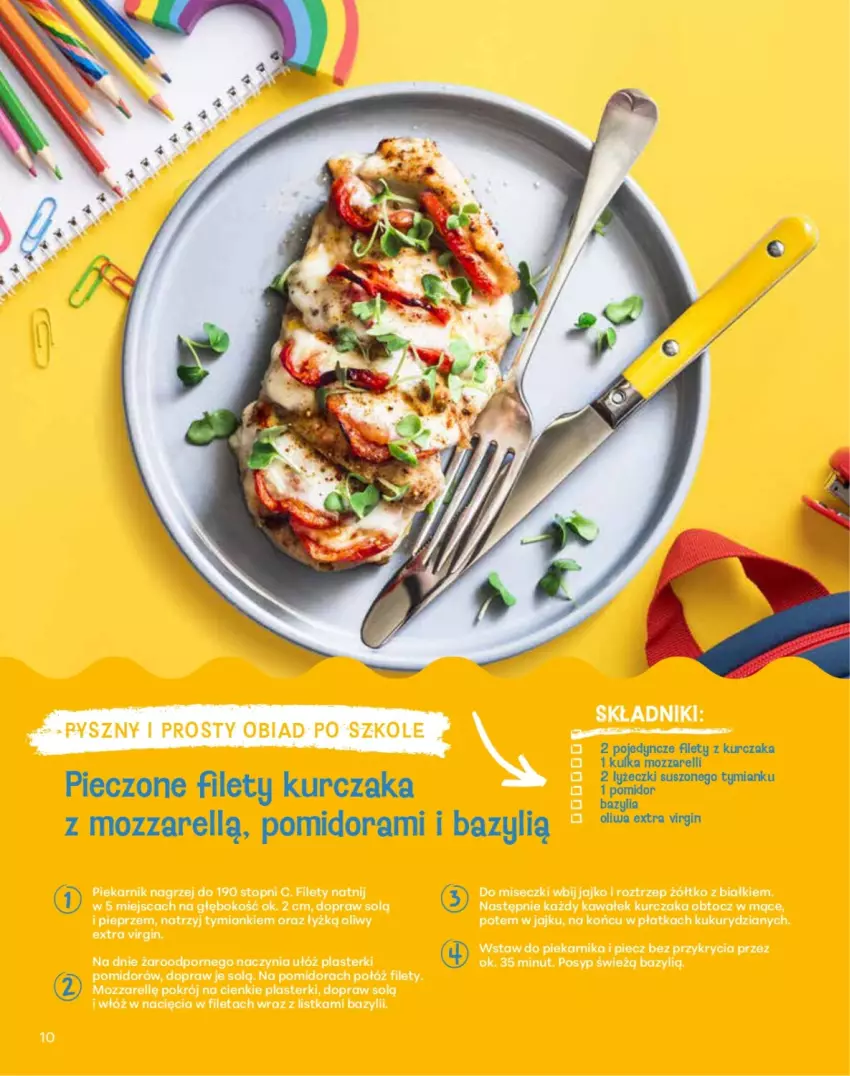 Gazetka promocyjna Delikatesy Centrum - Katalog LADA DC35-DC36-DC37 - ważna 28.08 do 10.09.2025 - strona 10 - produkty: Bazyl, Bazylia, Gin, Kurczak, Mozzarella, Piec