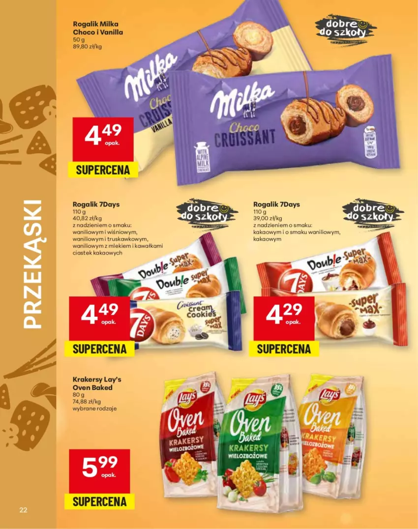 Gazetka promocyjna Delikatesy Centrum - Katalog LADA DC35-DC36-DC37 - ważna 28.08 do 10.09.2025 - strona 22 - produkty: Kakao, Kawa, Krakersy, Milka, Rogal, Stek