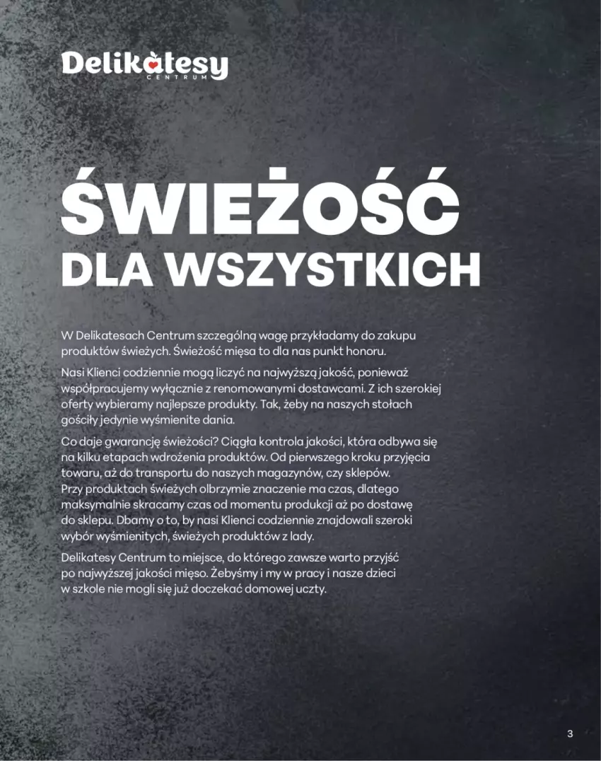 Gazetka promocyjna Delikatesy Centrum - Katalog LADA DC35-DC36-DC37 - ważna 28.08 do 10.09.2025 - strona 3 - produkty: Dzieci, Mięso, O nas, Por, Rum, Sport, Tran