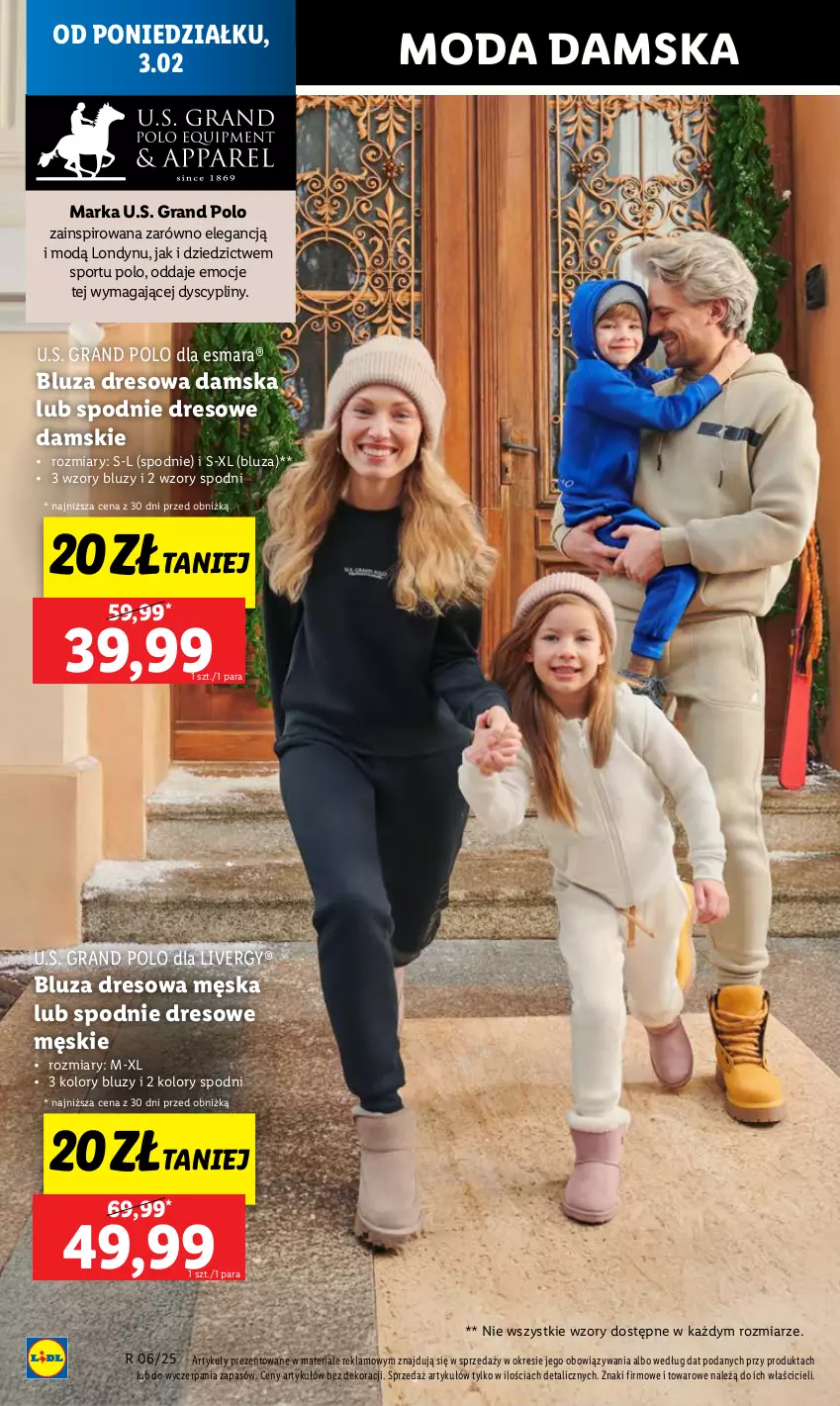 Gazetka promocyjna Lidl - GAZETKA - ważna 03.02 do 05.02.2025 - strona 10 - produkty: Bluza, Bluza dresowa, Dres, Gra, Moda, Por, Spodnie, Spodnie dresowe, Sport