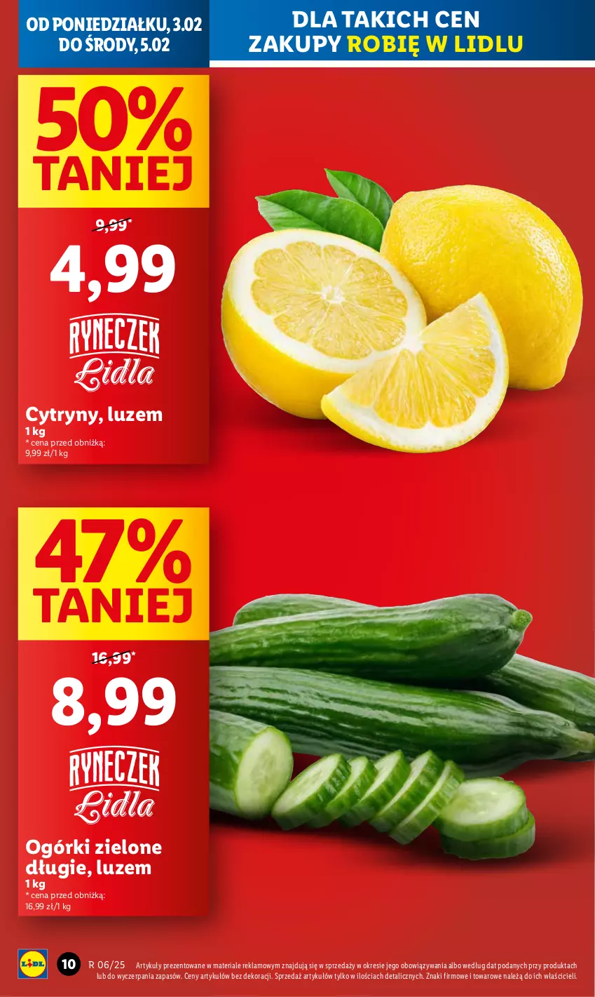 Gazetka promocyjna Lidl - GAZETKA - ważna 03.02 do 05.02.2025 - strona 12 - produkty: Cytryny