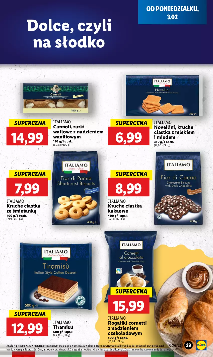 Gazetka promocyjna Lidl - GAZETKA - ważna 03.02 do 05.02.2025 - strona 31 - produkty: Ciastka, Kakao, Rogal, Rurki