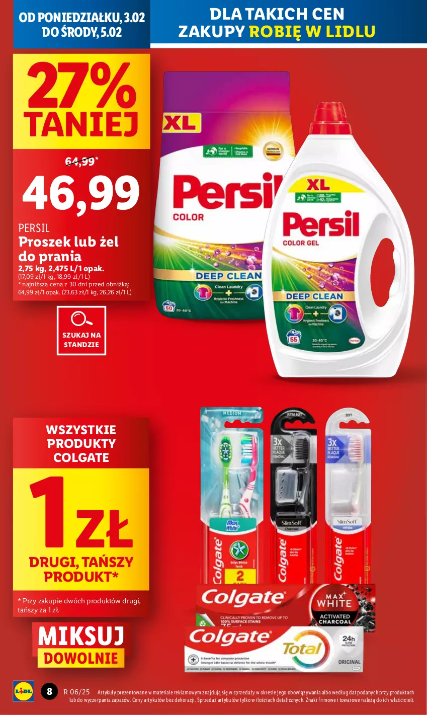 Gazetka promocyjna Lidl - GAZETKA - ważna 03.02 do 05.02.2025 - strona 8 - produkty: Colgate, LG, Persil