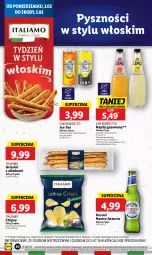 Gazetka promocyjna Lidl - GAZETKA - Gazetka - ważna od 05.02 do 05.02.2025 - strona 32 - produkty: Ser, Ice tea, Grissini, Chipsy, Napój gazowany, Napój