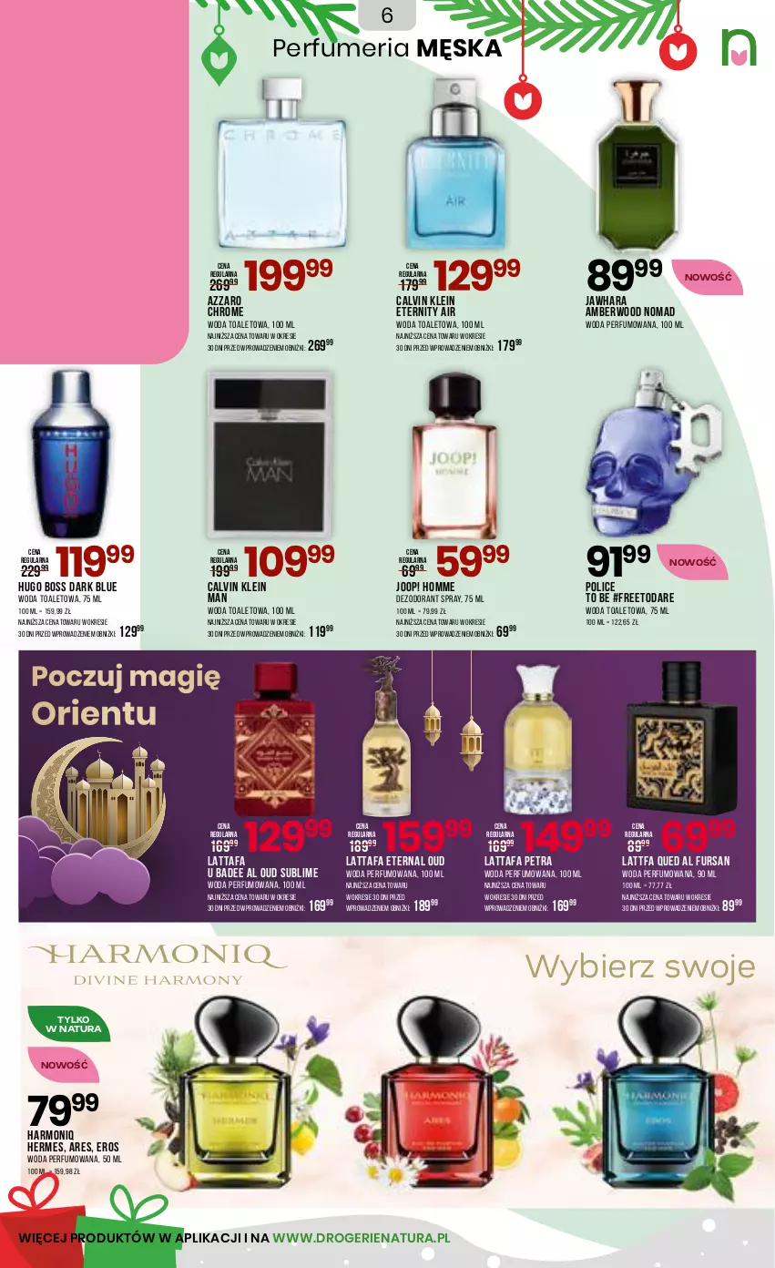 Gazetka promocyjna Drogerie Natura - Gazetka Drogerie Natura - ważna 27.11 do 09.12.2025 - strona 6 - produkty: Azzaro, Calvin Klein, Dezodorant, Fa, Hugo Boss, JOOP!, Perfum, Woda, Woda perfumowana, Woda toaletowa