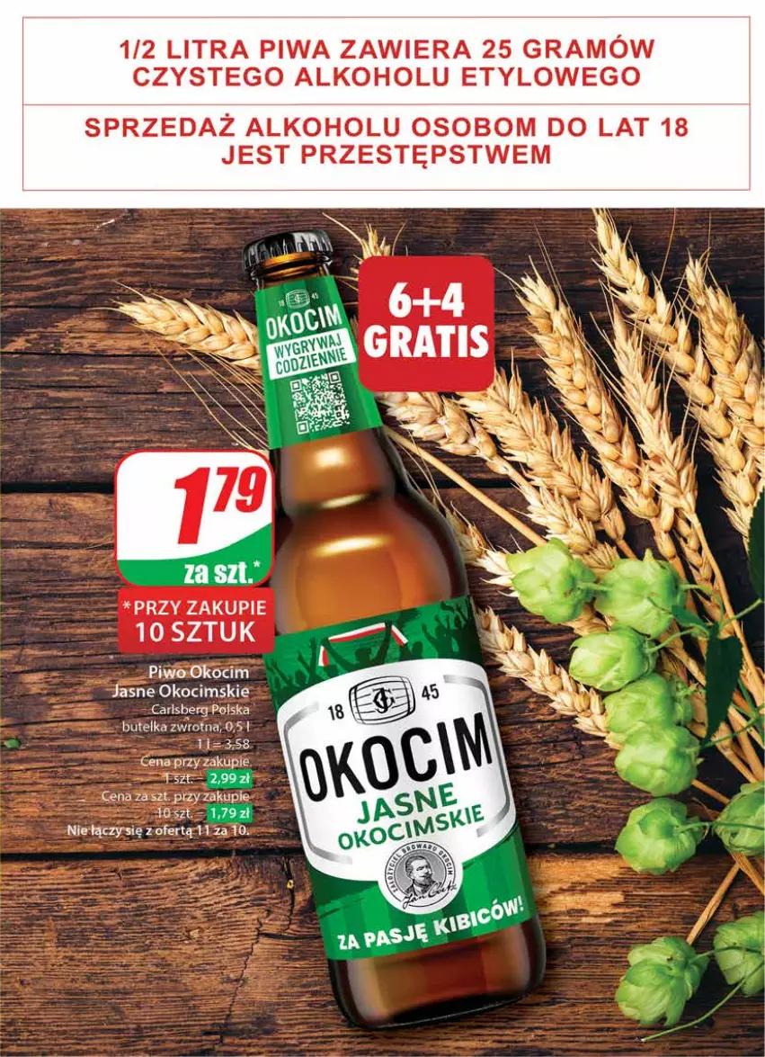 Gazetka promocyjna Dino - Gazetka 26 / 2024 - ważna 26.06 do 02.07.2024 - strona 45 - produkty: Carlsberg, Gra, Koc, Okocim, Piwa, Piwo