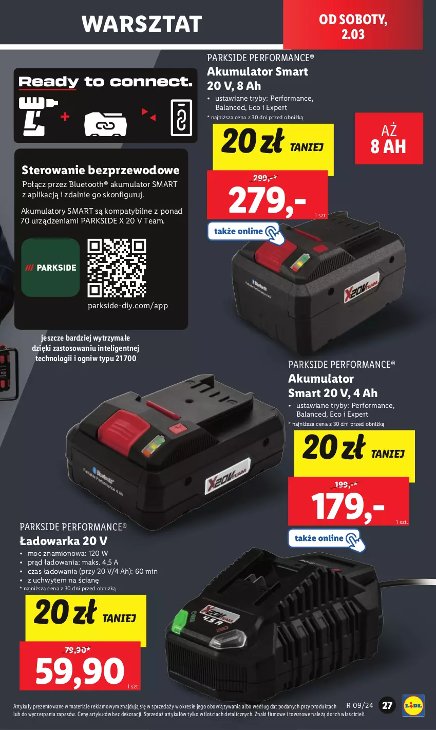 Gazetka promocyjna Lidl - GAZETKA - ważna 26.02 do 02.03.2024 - strona 29 - produkty: Akumulator, Intel, Parkside, Warka