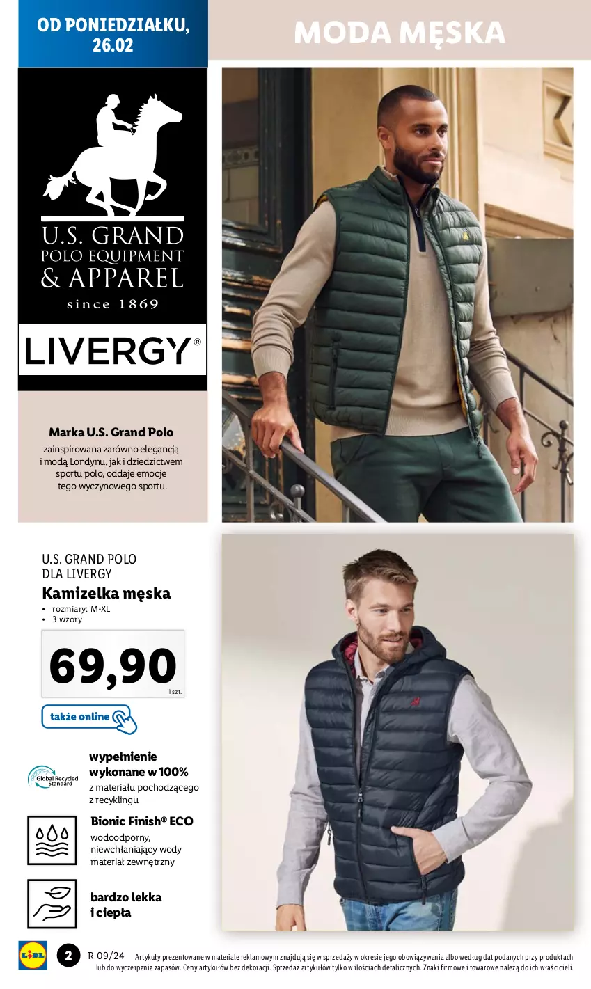 Gazetka promocyjna Lidl - GAZETKA - ważna 26.02 do 02.03.2024 - strona 4 - produkty: Finish, Gra, Kamizelka, Moda, Por, Sport