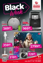 Gazetka promocyjna Selgros - Katalog Wyprzedaż - Gazetka - ważna od 24.12 do 24.12.2021 - strona 1 - produkty: Odkurzacz, Top, Motorola, Słuchawki, Młynek, Tran, Robot, IRobot, Roomba, Telewizor, Smart tv, Smartfon, Intel, LG, Fa