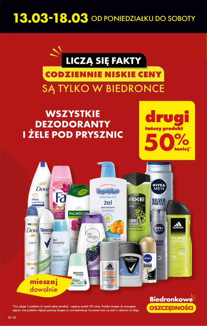 Gazetka promocyjna Biedronka - Gazetka - Biedronka.pl - ważna 13.03 do 18.03.2023 - strona 22 - produkty: Dezodorant, Dron, Pur, Rama