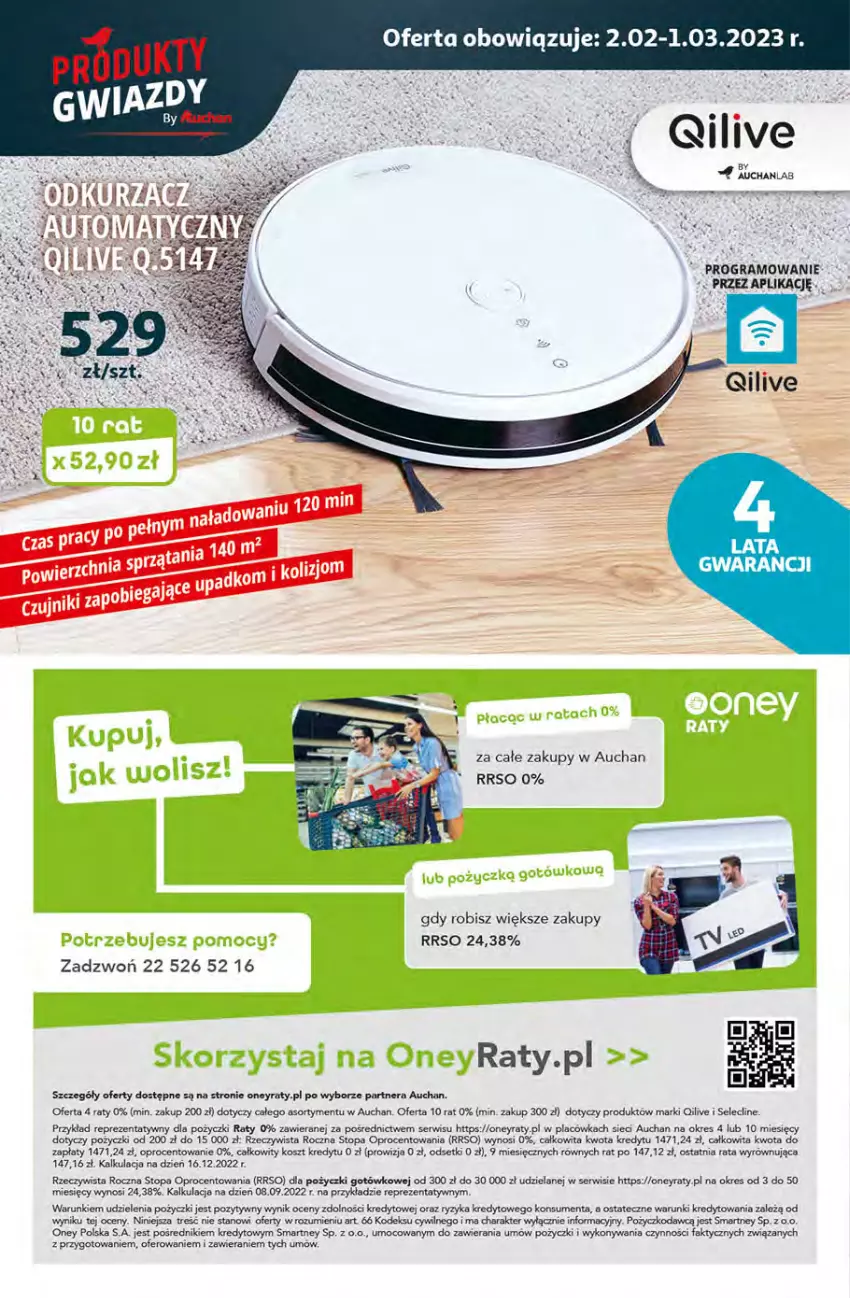 Gazetka promocyjna Auchan - Gazetka Rewelacyjne Wielopaki Hipermarket Auchan - ważna 23.02 do 01.03.2023 - strona 2 - produkty: Clin, Gra, Kosz, Ser, Top