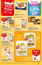 Gazetka promocyjna Auchan - Gazetka Rewelacyjne Wielopaki Hipermarket Auchan - Gazetka - ważna od 01.03 do 01.03.2023 - strona 13 - produkty: Kurczak, Pierogi, Makaron, Sos, Ser, Makaron z sosem, Krokiety, Parówki, Hamburger, Wieprzowina, Tofu, Burger, Kapustą, Morliny, Szubryt