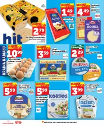 Gazetka promocyjna Topaz - Gazetka - Gazetka - ważna od 25.02 do 25.02.2026 - strona 10 - produkty: Serek puszysty, Top, Ser, Piątnica, Jaja, Mlemix Zambrowski, Mlekovita, Radamer, Sałat, Serek, Vita C, Hochland, Gouda, Mleko