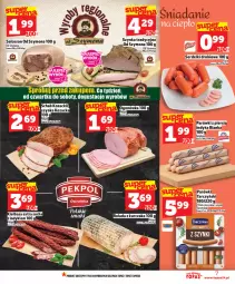 Gazetka promocyjna Topaz - Gazetka - Gazetka - ważna od 25.02 do 25.02.2026 - strona 7 - produkty: Kurczak, Top, Ser, Pekpol, Parówki, Serdelki, Salceson, Szynka, Tarczyński, Rolada, Bianka