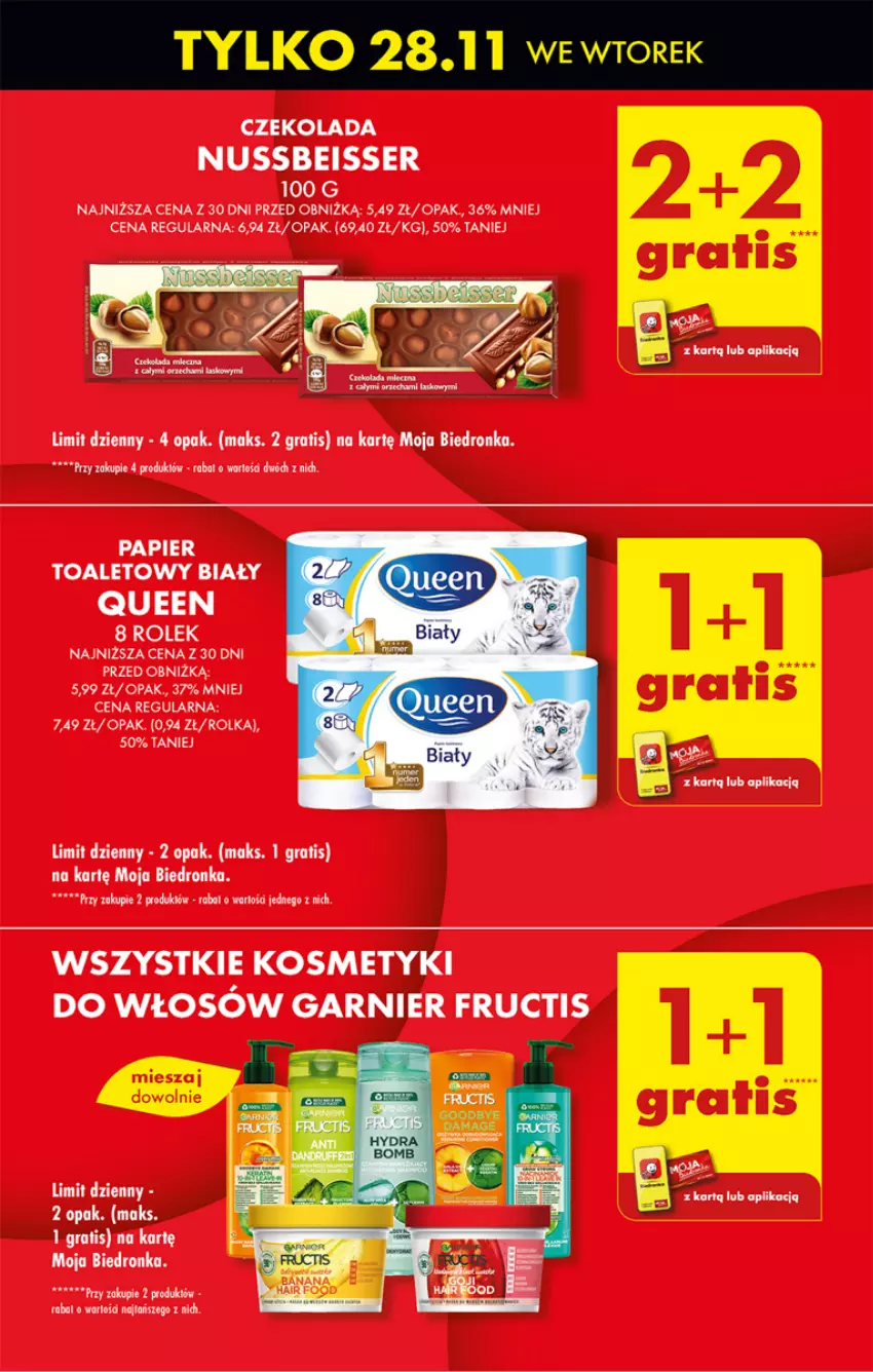 Gazetka promocyjna Biedronka - Od poniedzialku - ważna 27.11 do 02.12.2023 - strona 5 - produkty: Czekolada, Dron, Fructis, Garnier, Gra, Ser