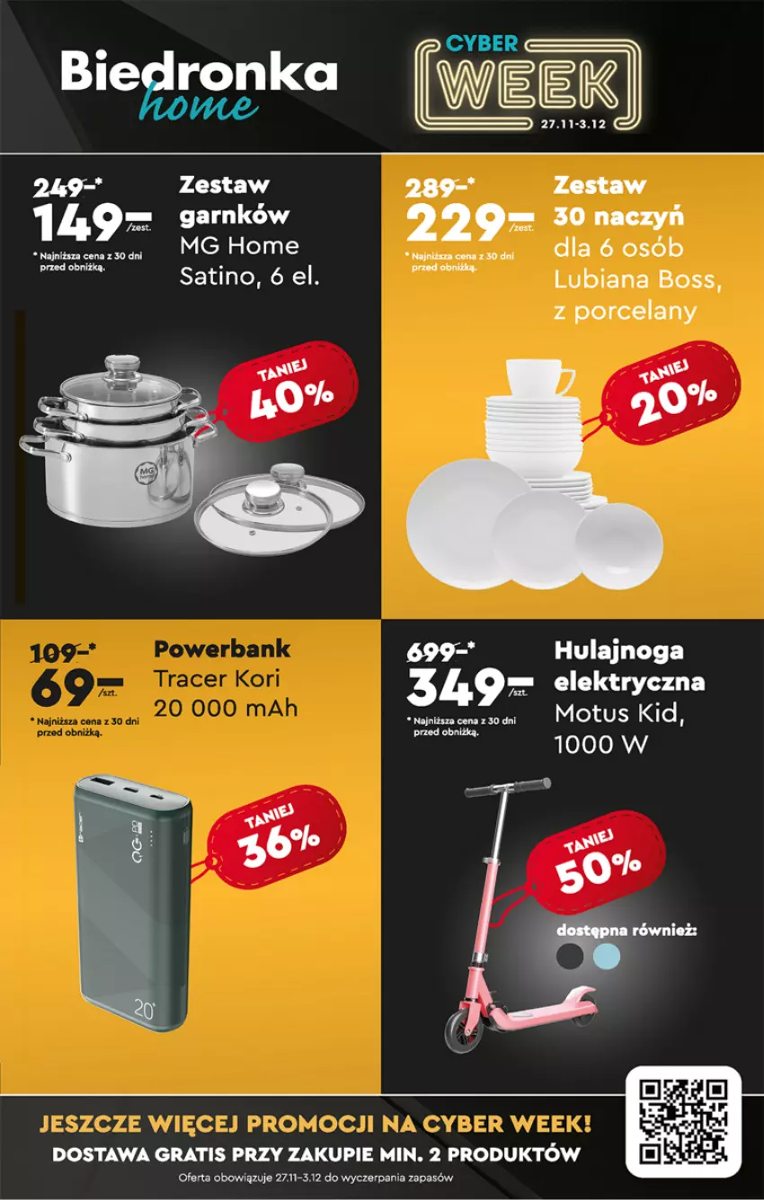 Gazetka promocyjna Biedronka - Od poniedzialku - ważna 27.11 do 02.12.2023 - strona 59 - produkty: Dron, Gra, Hulajnoga, Por