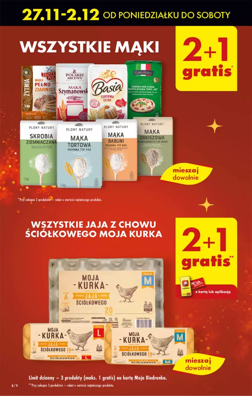 Gazetka promocyjna Biedronka - Od poniedzialku - ważna 27.11 do 02.12.2023 - strona 8 - produkty: Bell, Mąka, Szal